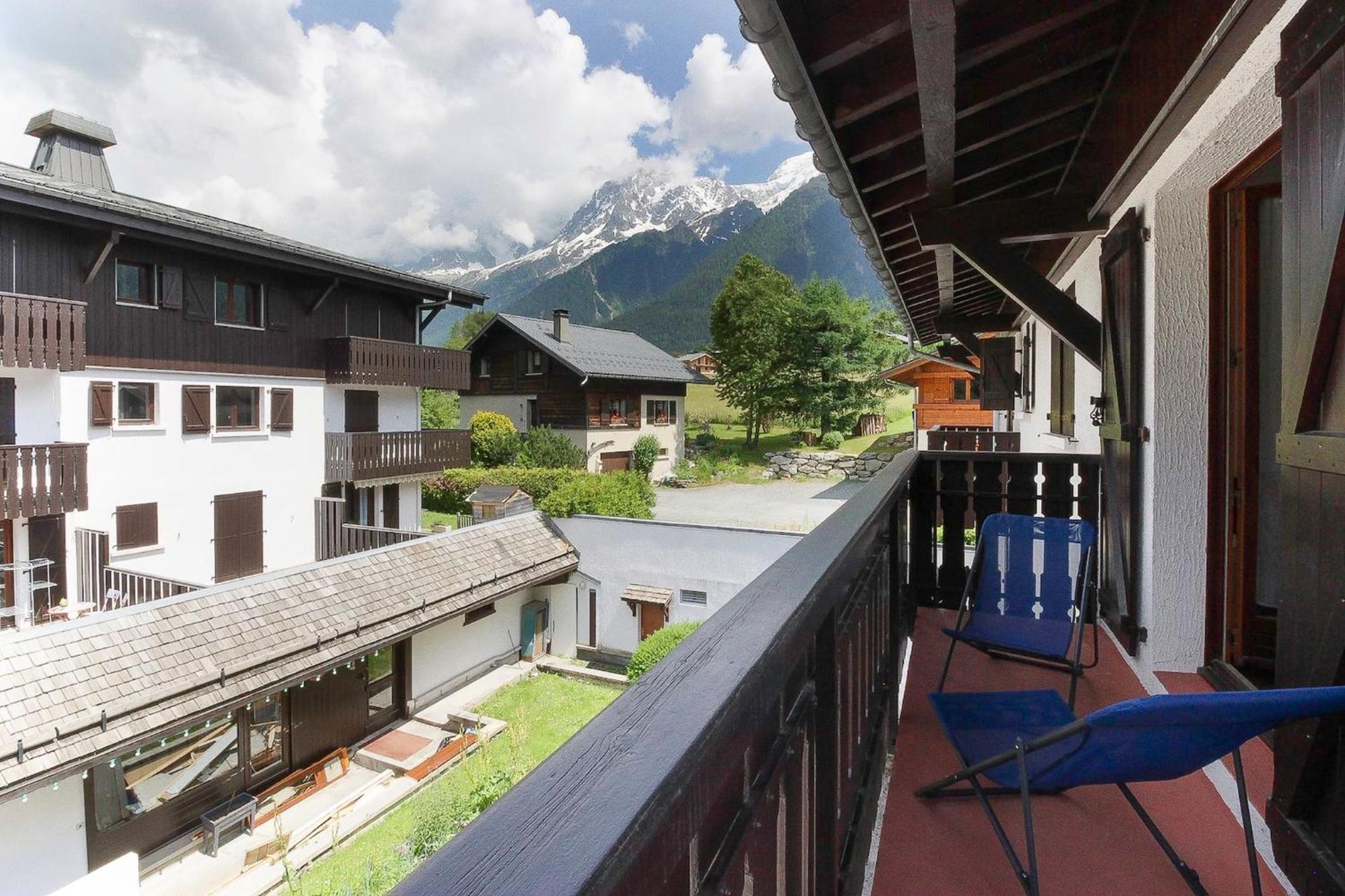 Appartement La Griaz - Chaleureux Et Cosy -Vue Sur Les Montagnes - Grand Balcon à Les Houches Extérieur photo